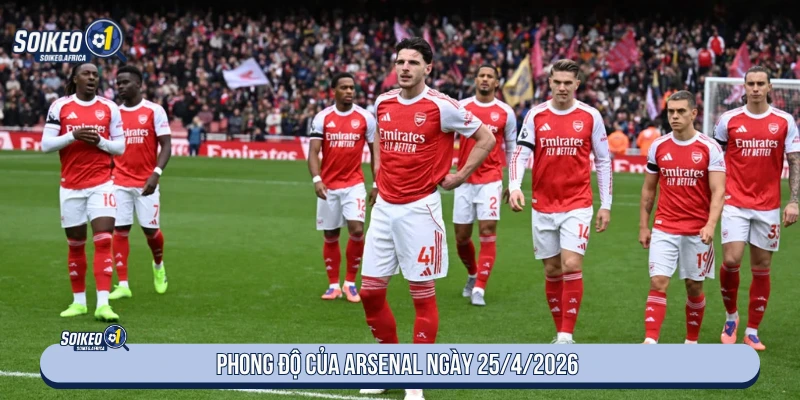 Soi Kèo Arsenal vs Newcastle 23:30 Ngày 25/4/2026 Phong độ Arsenal trước trận ngày 25/4/2026
